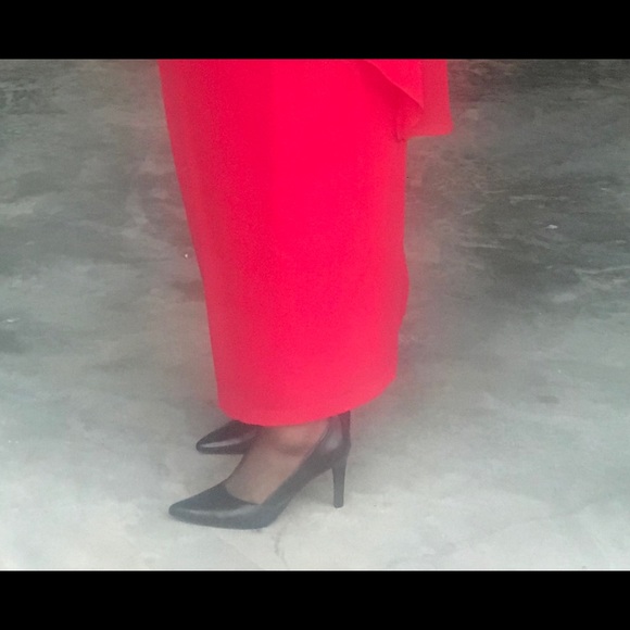 Franco Sarto Pointed Toe Leather Pumps - Picture 2 of 2